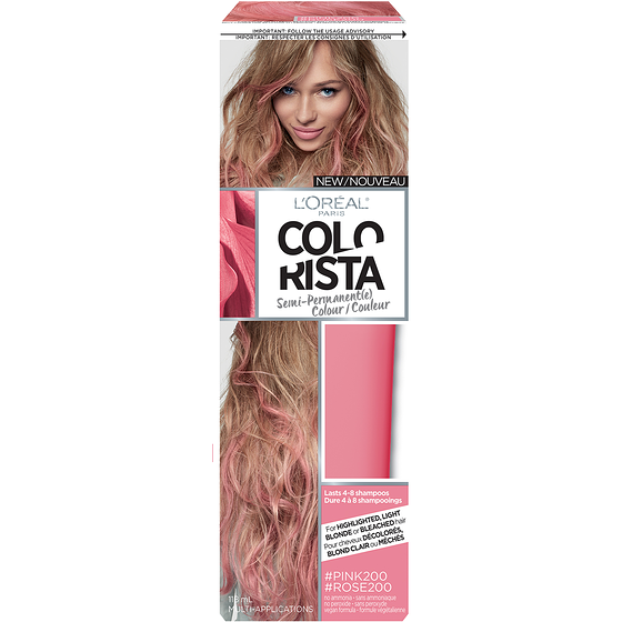 L'Oreal Paris Colorista Semi-Permanent Colour #Pink200 1 ea, $14.61/1ea