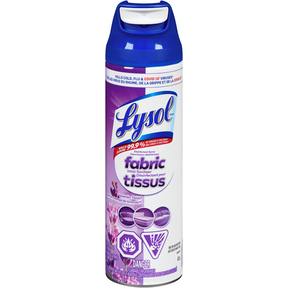 Lysol Spray Désinfectant - Désinfectant textile Champs de lavande 425 g, 1,88 $/100g