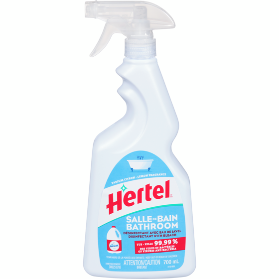 Hertel Bathroom Cleaner with Bleach 700 ml, $0.68/100ml