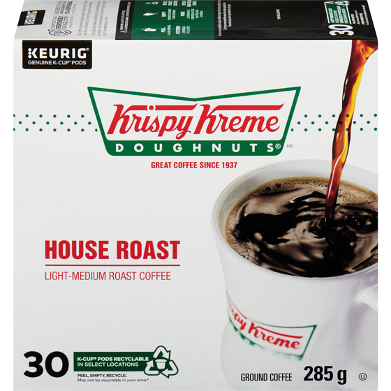 Krispy Kreme Doughnuts Value Pack Light Roast Coffee 30 K-Cup Pods 30 ea, $0.83/1ea