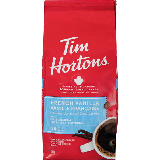 Tim Hortons Café vanille française 300 g, 4,00 $/100g
