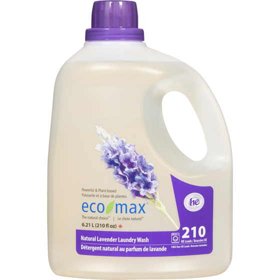 Eco-Max Détergent pour le linge, lavande 6.21 l, 0,39 $/100ml