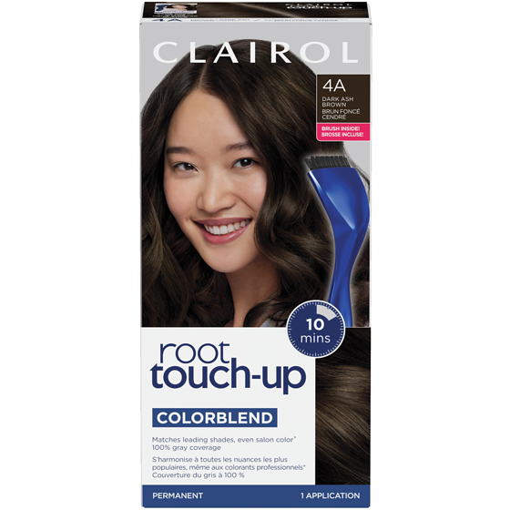 Clairol Root Touch-Up 4A Dark Ash Brown, Permanent Hair Colour, Canada's #1 Root Touch Up Brand, 100% gray coverage 1 ea, $8.74/1ea
