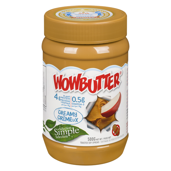 Wowbutter Tartinade de Fèves de Soya Grillées Crémeux 500 g, 1,40 $/100g