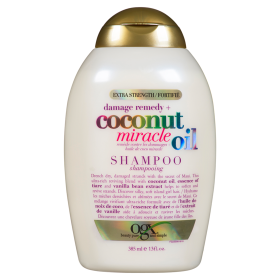 Ogx Damage Remedy + Coconut Miracle Oil Shampoo 385 ml, $2.98/100ml