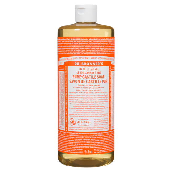 Dr Bronners Liquid Soap, Tea Tree 944 ml, $2.75/100ml