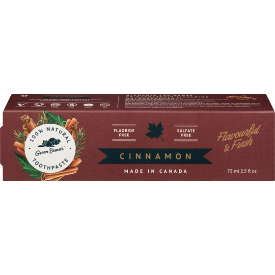 Green Beaver Toothpaste, Cinnamon 75 ml, $9.32/100ml