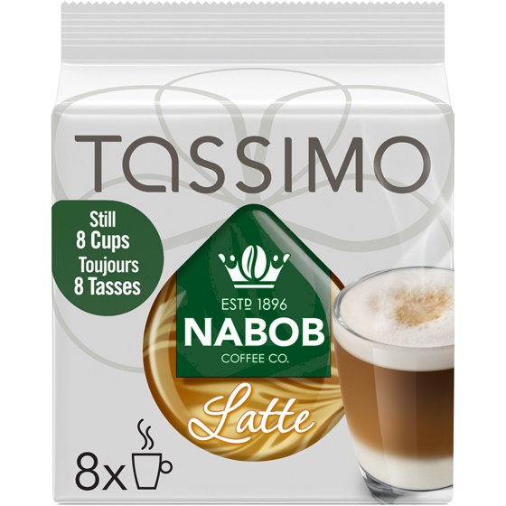 Tassimo Disques individuels T DISC de latté Nabob 263 g