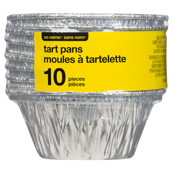 Sans Nom SansNom Moules à Tartelette 10 Pièces 7,1 cm x 7,1 cm x 3,0 cm 1 ea, 0,45 $/1ch