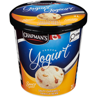 Chapmans Frozen Yogurt Vanilla & Chocolatey Chunks & Caramel