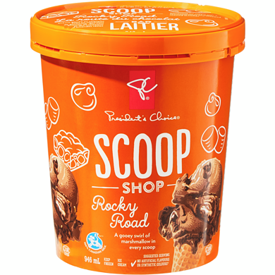 President's Choice Rocky Road Ice Cream 946 ml, $0.42/100ml