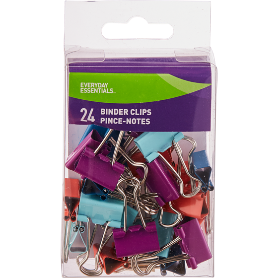 Everyday Essentials 24 pince-notes 1 ea, 2,50 $/1ch