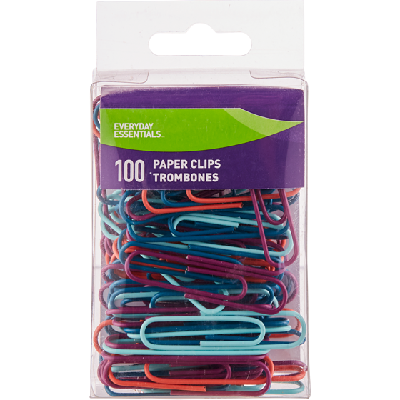Everyday Essentials Trombones à papier 100x1.0 ea, 0,03 $/1ch