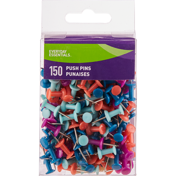 Everyday Essentials Push Pins 150x1.0 ea, $0.02/1ea