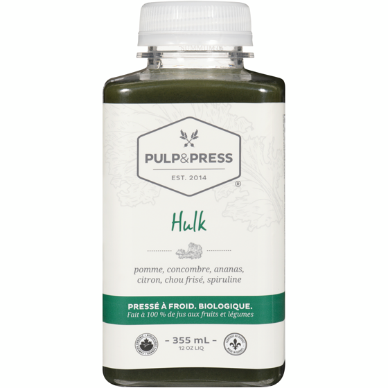 Pulp and Press Jus Pulp & Press, Hulk 355 ml, 2,25 $/100ml