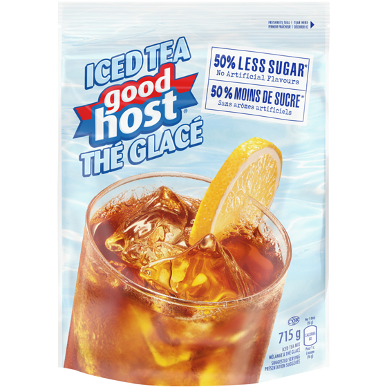 Goodhost Iced Tea with 50% Less Sugar 715 g, $1.12/100g