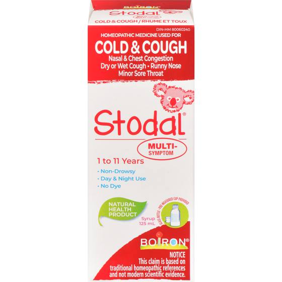Boiron Stodal Multi-Symptom For Cold And Cough 125 ml, $7.19/100ml