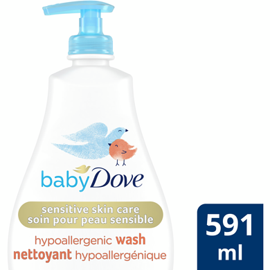 Dove Nettoyant Pour Bébé Pour Une Peau Hydratée Hydratation Riche Hypoallergénique 591 ml, 1,62 $/100ml