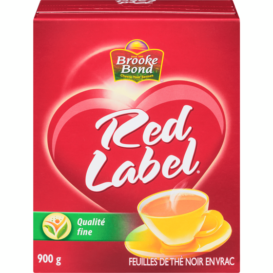 Brooke Bond Red Label Feuilles de Thé Noir en Vrac 900 g, 2,00 $/100g