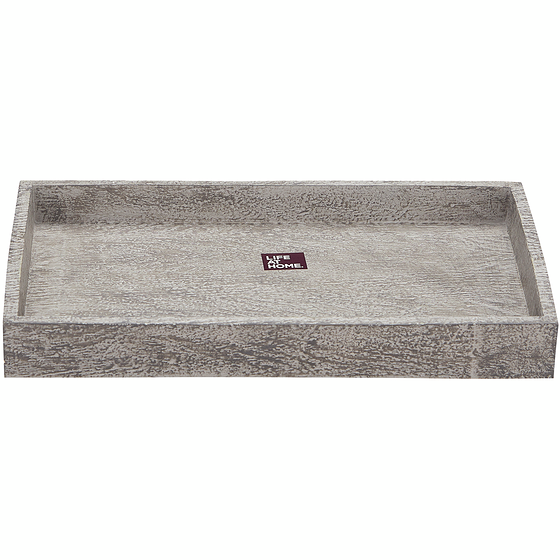 Life at Home Tray, Grey Wood 1 ea, $14.99/1ea