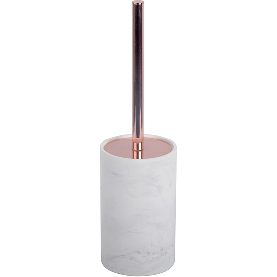 Life at Home Toilet Brush, Polyresin, Stainless Steel, Plastic, Marble Effect and Copper 1 ea, $23.99/1ea