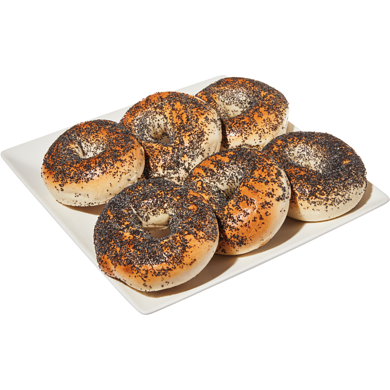 null Bagels, Poppy Seed 6 Pack 490 g, $1.02/100g