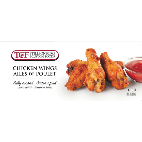 null Ailes de poulet assaisonnées TCF 4 kg, 1,75 $/100g