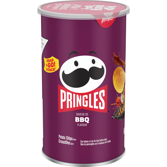 Pringles Grab & Go! BBQ Flavour 68 g, $2.19/100g