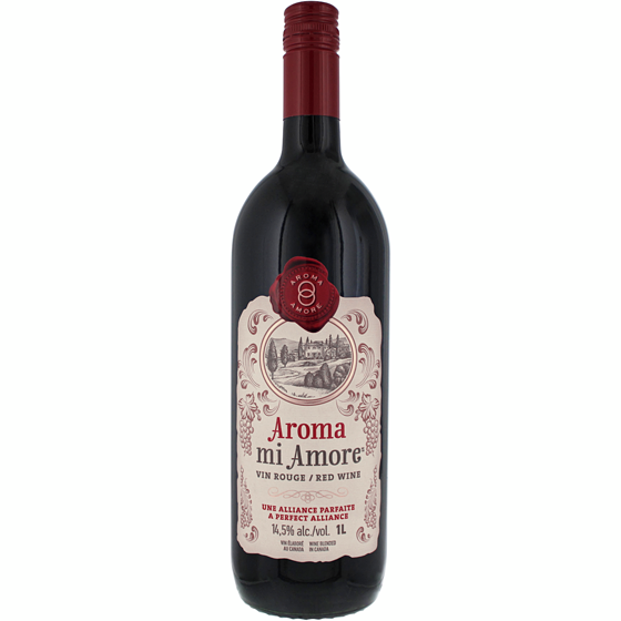 Aroma Mi Amore Canadian Red Wine (ID required at pick-up) 1000 ml, $1.60/100ml