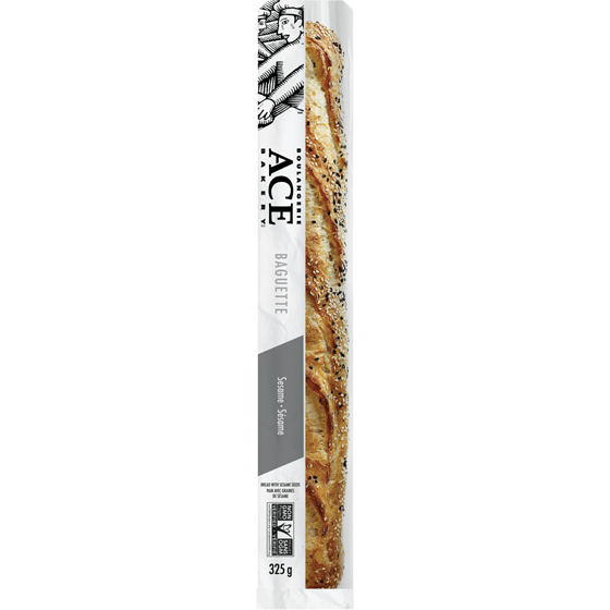 ACE Sesame Baguette 325 g, $1.23/100g