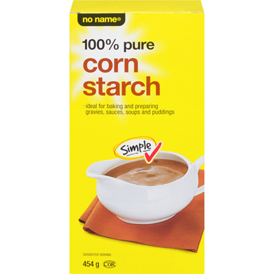 No Name 100% Pure Corn Starch 454 g, $0.88/100g