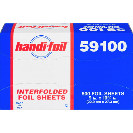 Handi Foil Interfolded Foil Sheets 59100 500 Foil Sheets 1 ea, 18,99 $/1ch