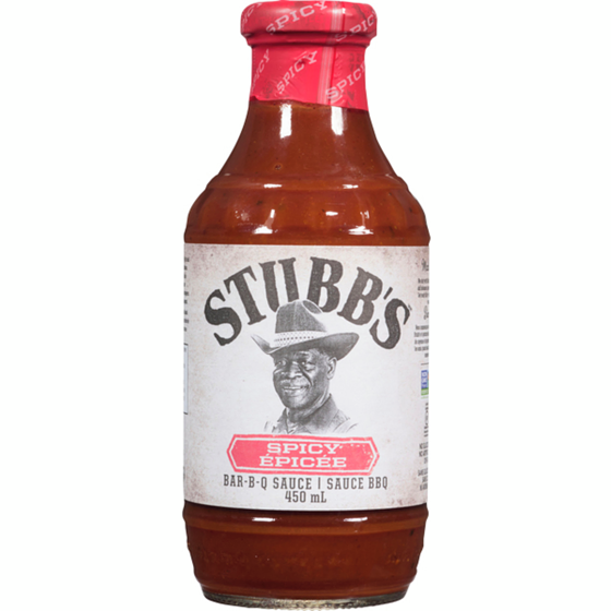 Stubb's BBQ Sauce, Spicy 450 ml, $1.00/100ml