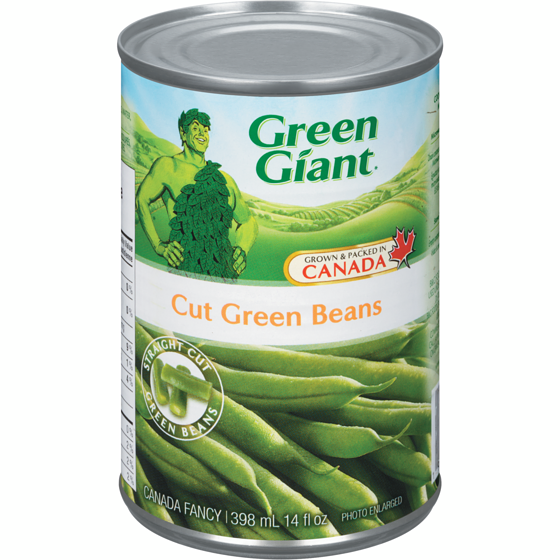 Green Giant Cut Green Beans 398 ml, $0.38/100ml