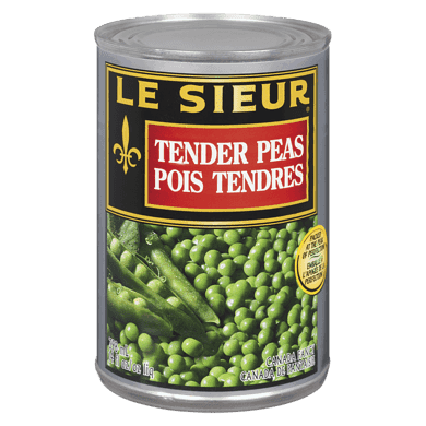 Green Giant Tender Peas 398 ml, $0.50/100ml
