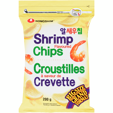 Nong Shim Croustilles à saveur de crevette, grand format 200 g, 3,00 $/100g