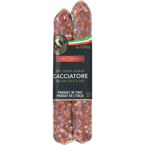 Marcangelo Cacciatore Salami, Mild 300 g, $4.66/100g
