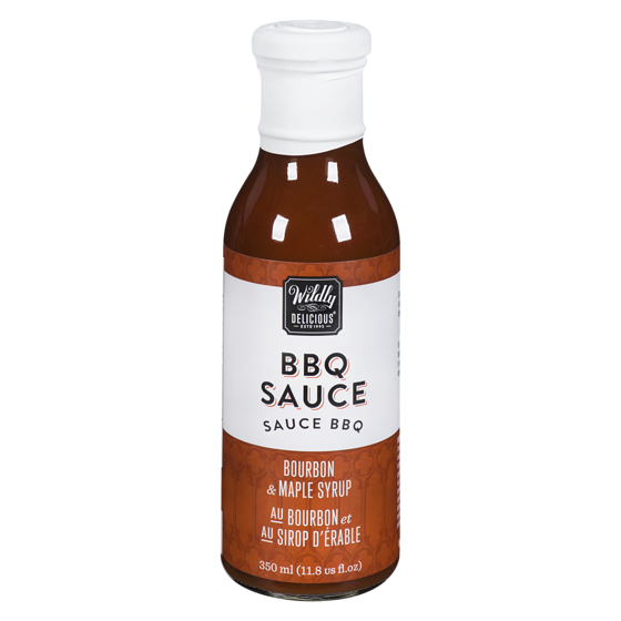 Wildly Delicious Sauce BBQ, Maple Bourbon 350 ml, $1.85/100ml