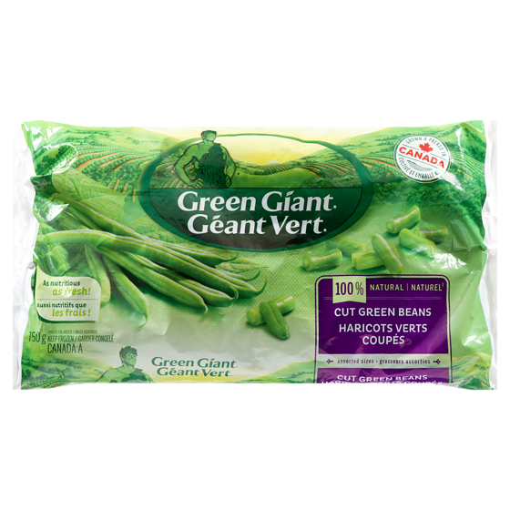 Green Giant Green Beans, Cut 750 g, $0.53/100g