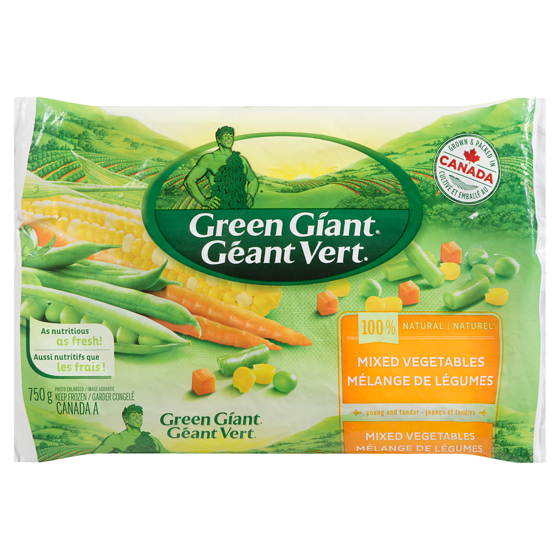 Géant Vert Mélange de Légumes 750 g, 0,57 $/100g