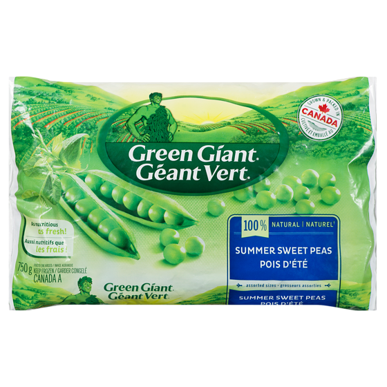Géant Vert Pois d'Été 750 g, 0,57 $/100g