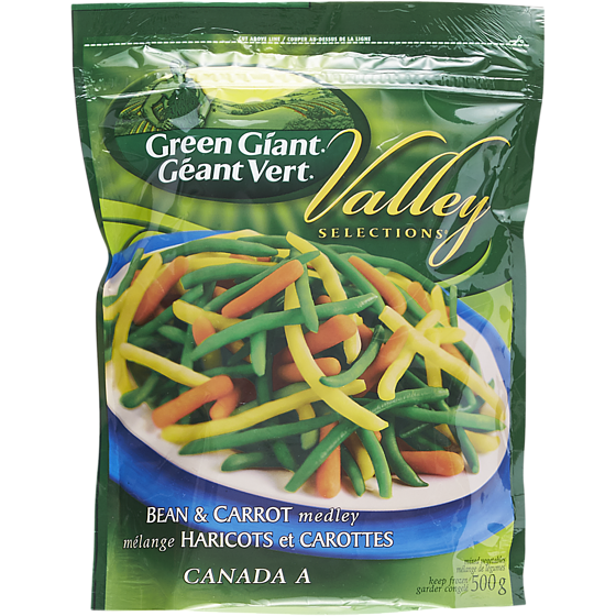 Géant Vert Valley Selections Mélange Haricots et Carottes 500 g, 0,86 $/100g