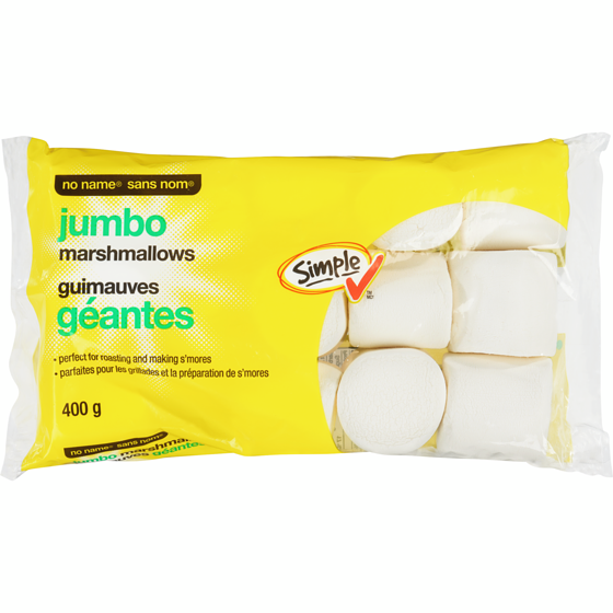 No Name Jumbo Marshmallows 400 g, $1.07/100g