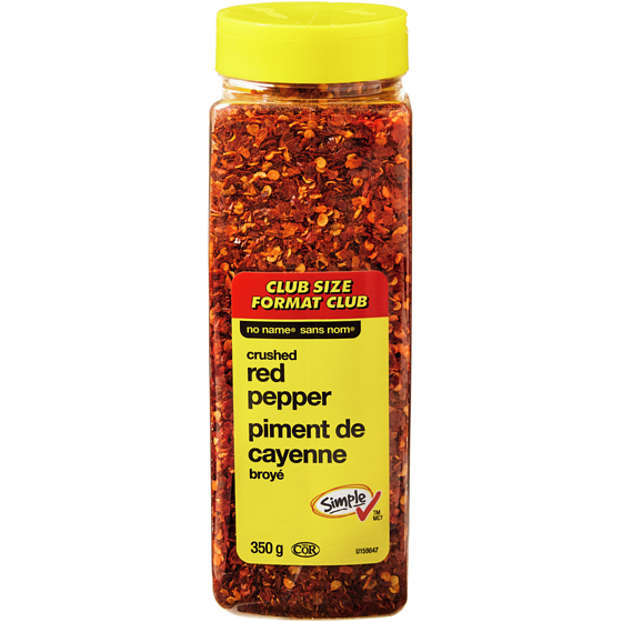 No Name Crushed Red Pepper Club Size 350 g, $2.29/100g