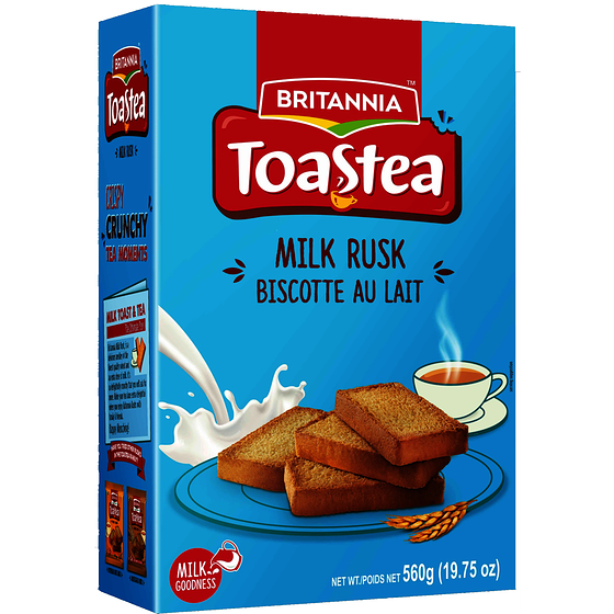 Britannia Milk Rusk 620 g, $1.03/100g