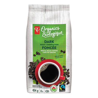 PC Organics Dark Roast Whole Bean Coffee
