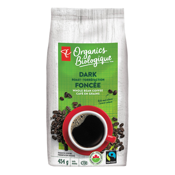 PC Organics Dark Roast Whole Bean Coffee