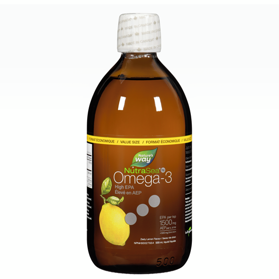 Nature's Way High Potency Liquid Omega 3 EPA and DHA 500ml, Lemon 500 ml, $18.19/100ml