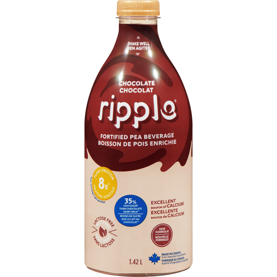 Ripple Dairy Free Beverage, Chocolate 1.42 l, $0.56/100ml