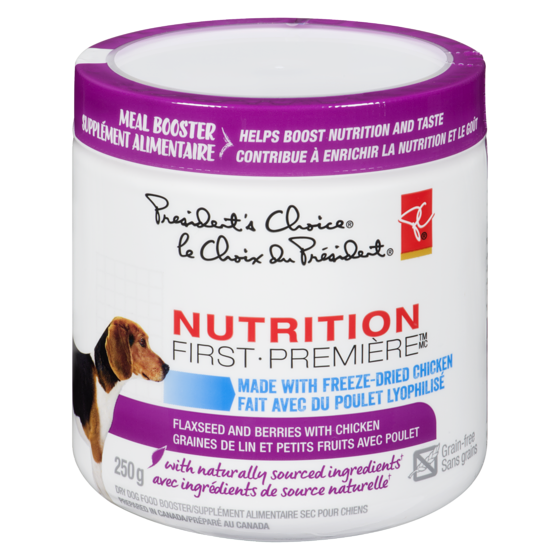 Supplément Alimentaire Pour Chiens Graines De Lin Et Petits Fruits Avec Poulet Nutrition PremièrePC